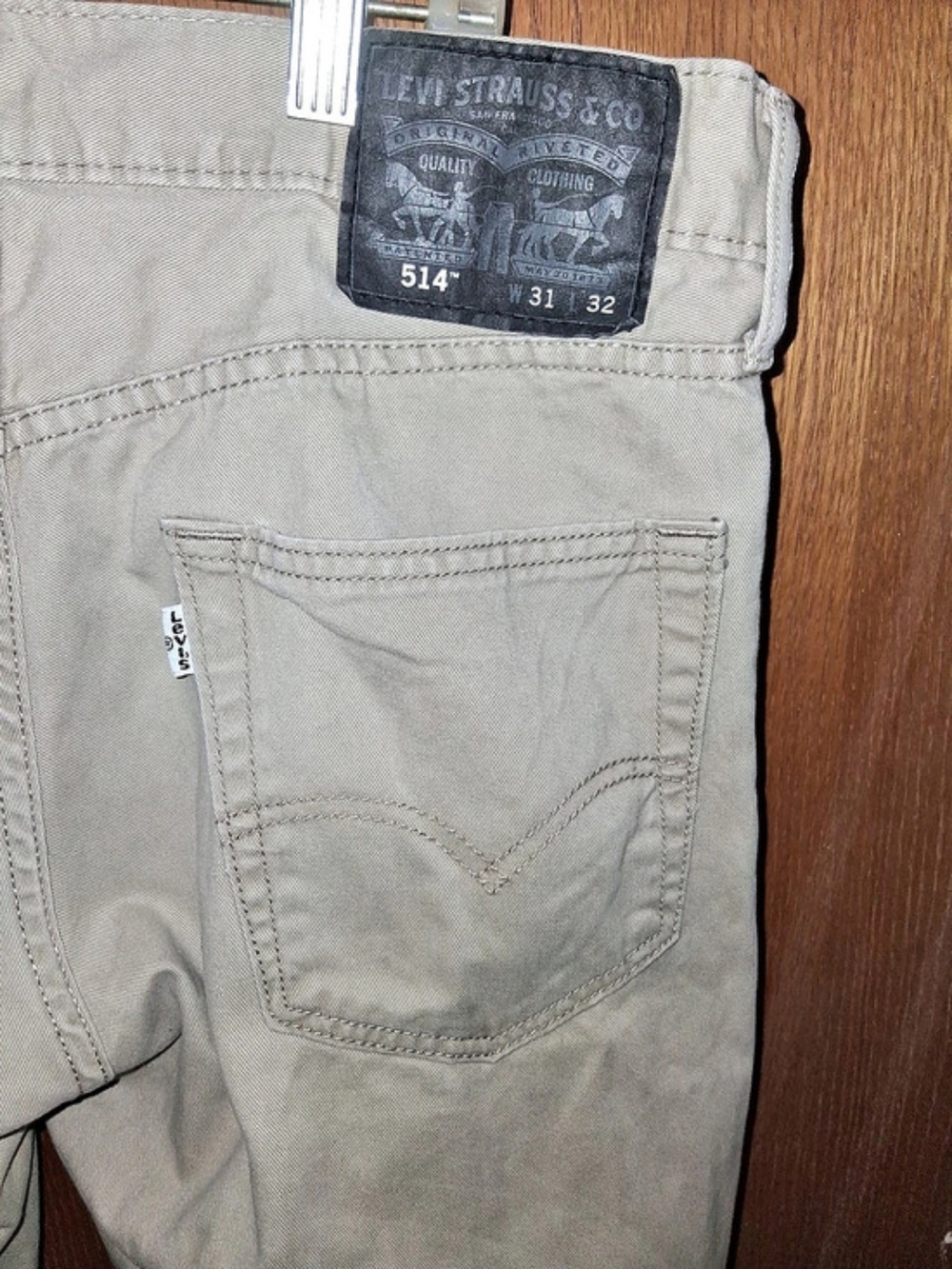 Levi's 514 Men's Tan Jeans Waist 31 x 32